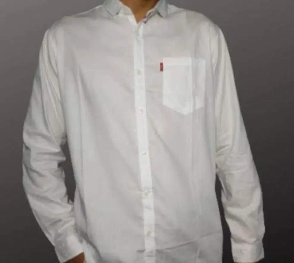 Kemeja tangan panjang levis size XL original