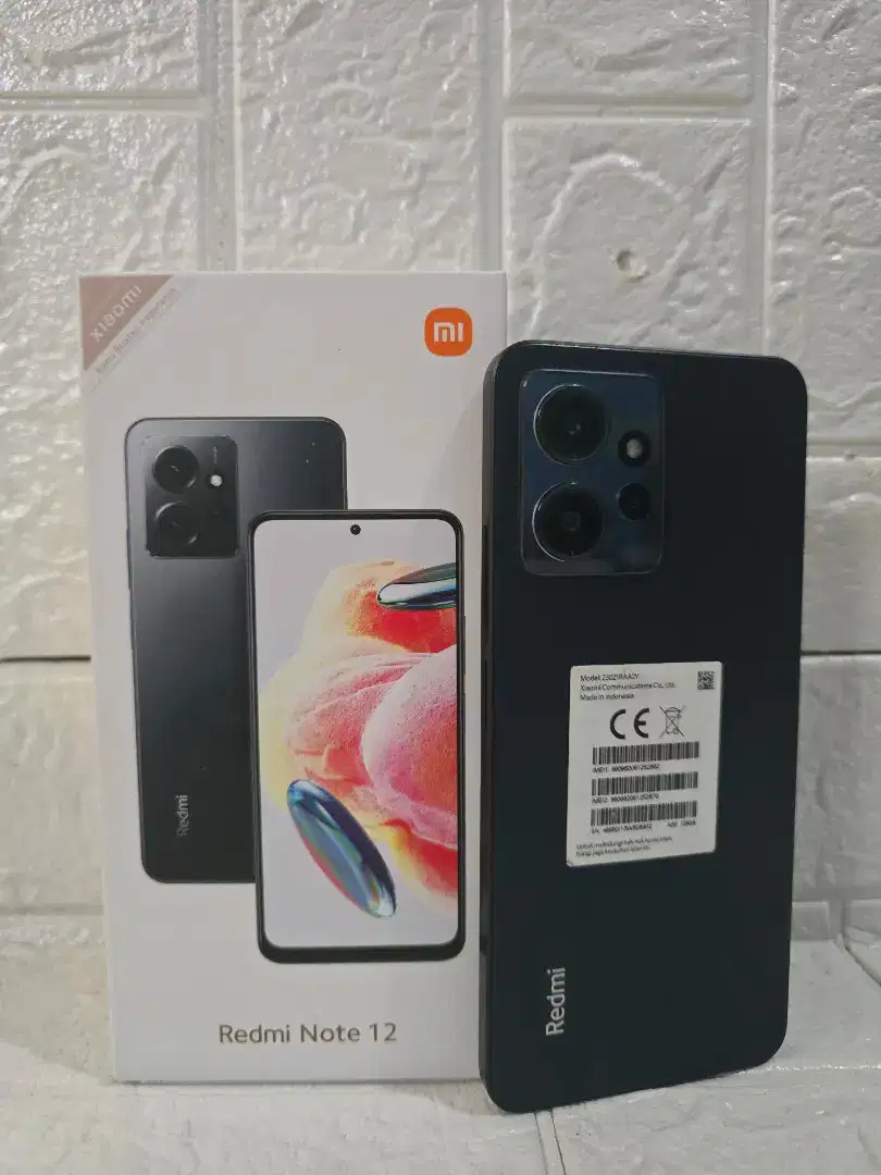 Redmi note 12 8/128 mulus lengkap