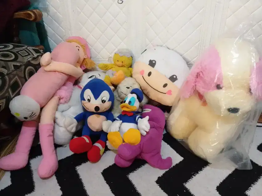 Boneka preloved dan baru