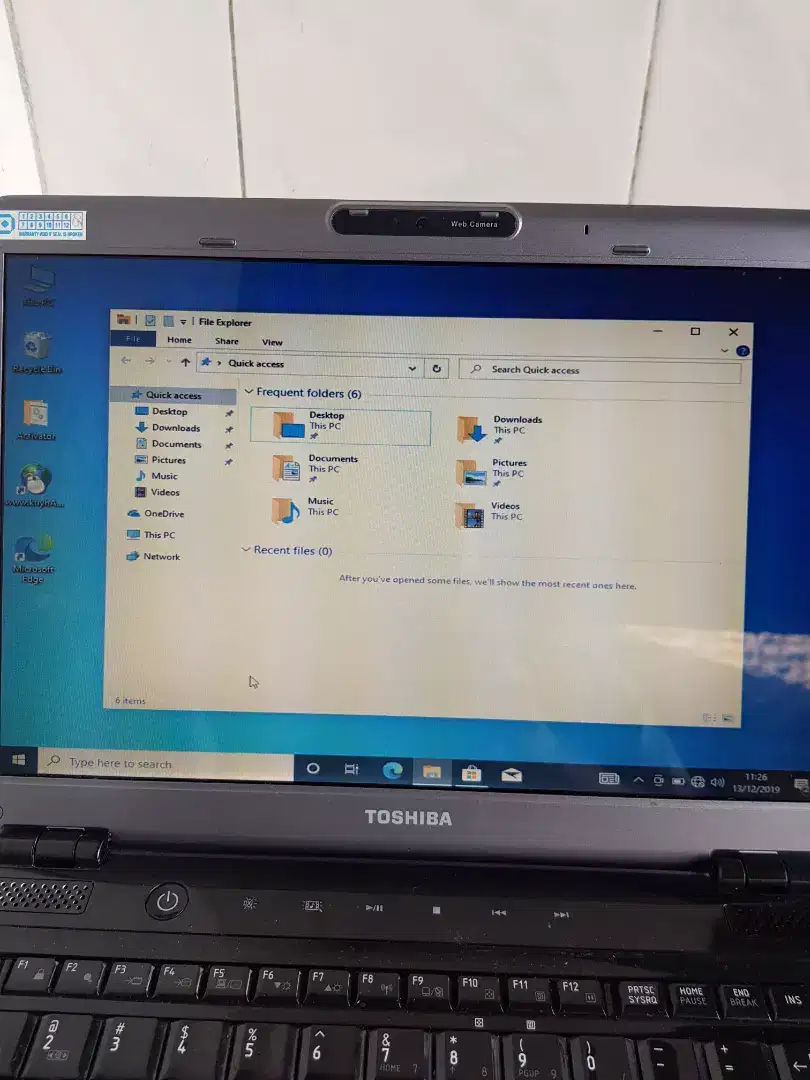 Laptop Toshiba core i3
