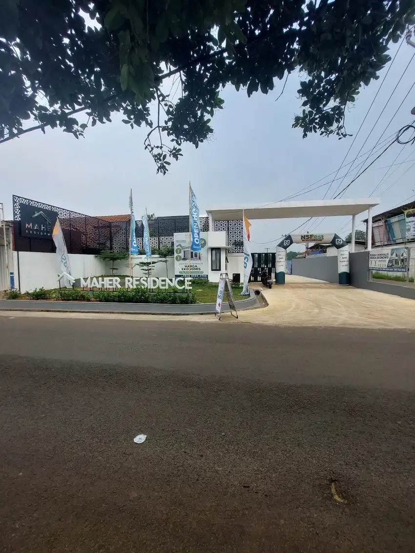 Rumah One Gate Sistem Pinggir Jalan Raya Tanpa DP di Bogor