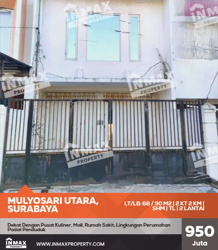 Ruko Cocok untuk kantor atau stockist barang 2 menit raya mulyosari
