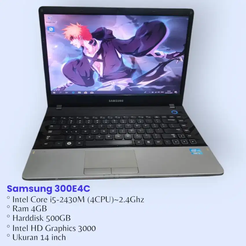 Laptop Samsung Core i5 type 300E4C