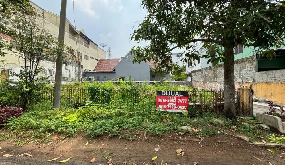 di jual tanah keras dekat PS Mall tengah kota palembang