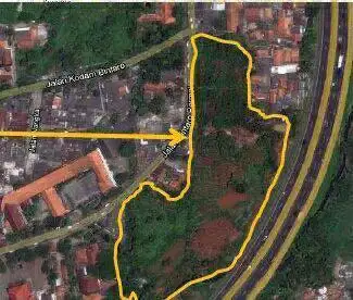 Turun Harga Tanah dengan harga dibawah NJOP di pinggir tol Bintaro