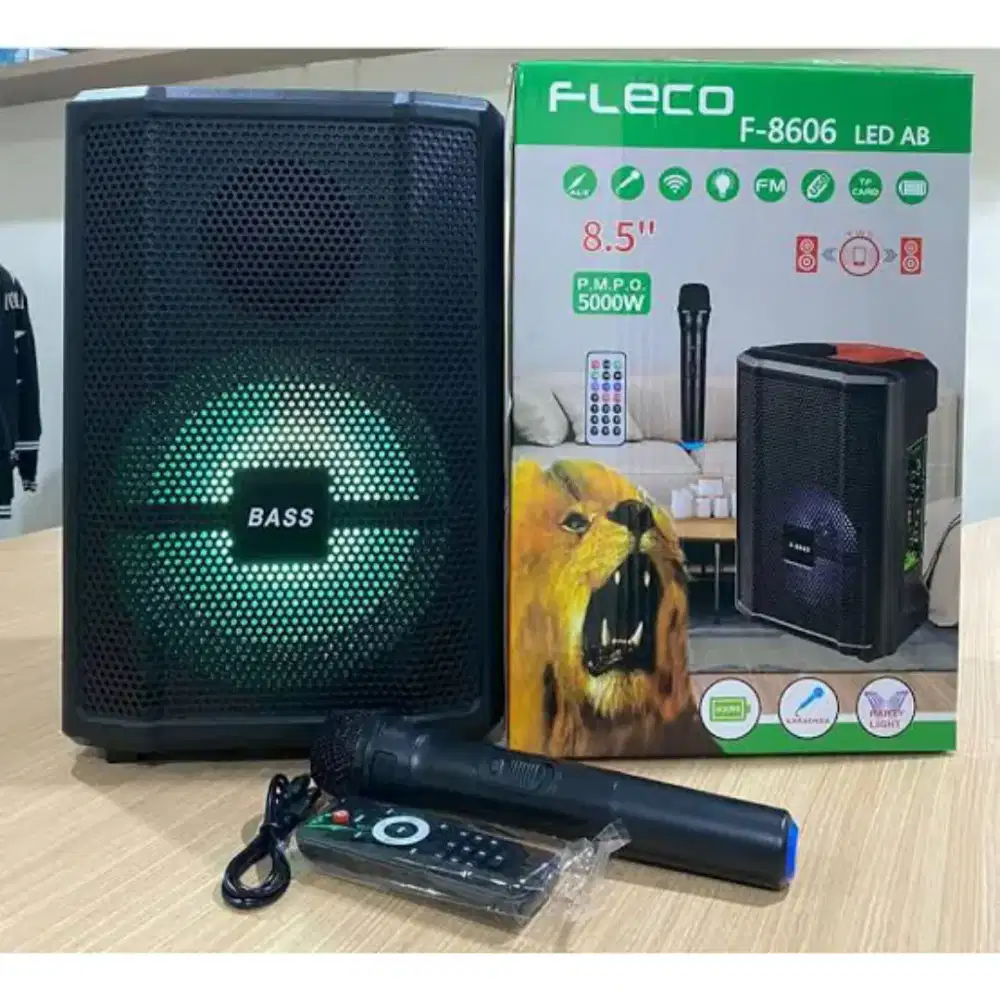 Speaker karaoke 8,5 in wireless