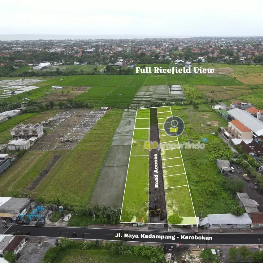 DISEWAKAN TANAH KAVLING LOKASI KEDAMPANG PLOT 2-10 ARE