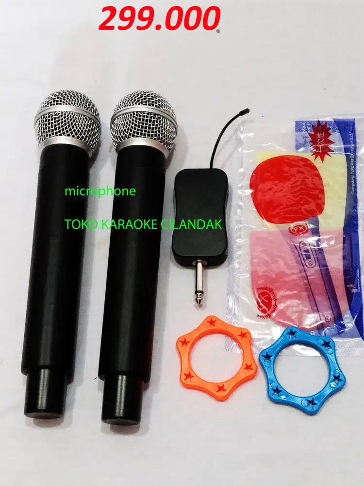 mic wireless murah 2mic