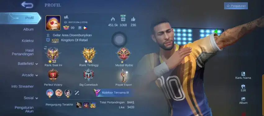 akun Mobile legend