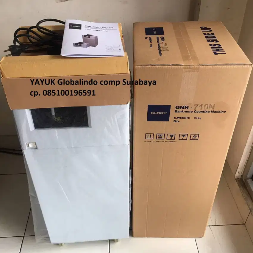 READY mesin hitung uang GLORY GNH 710 standing, cp.Yayuk