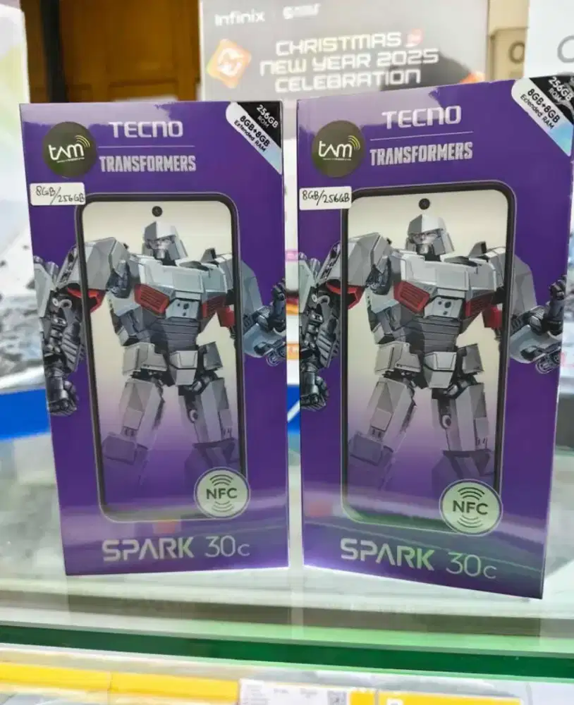Tecno Spark 30c 6/128 Garansi Resmi