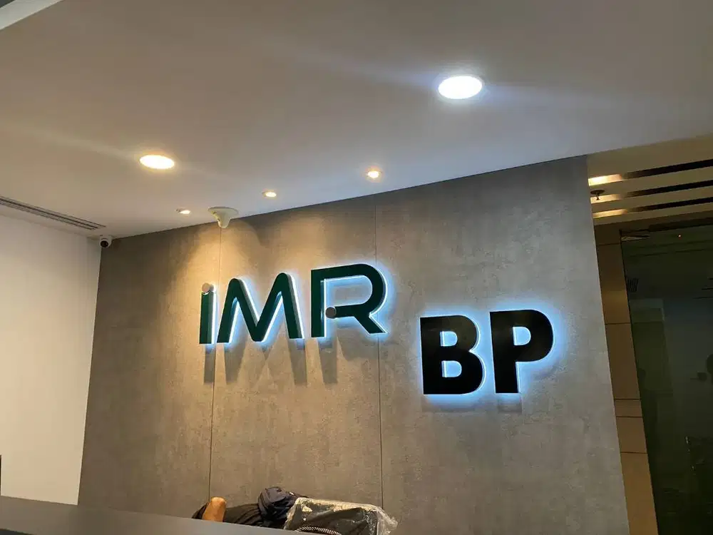 HURUF TIMBUL INDOOR | HURUF TIMBUL RECEPTION | NAMA KANTOR