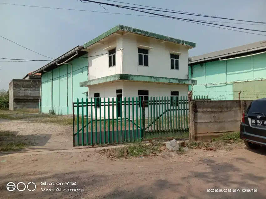 Disewa kan gdg + lahan Tj api api
