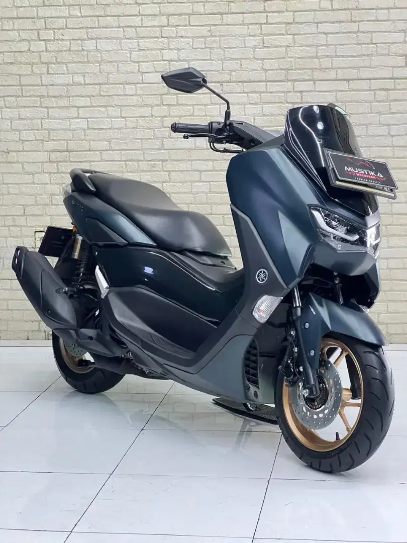 ODO 9RB‼️ Yamaha Nmax 155 ABS Connected 2023 Matte Green- Dava Mustika