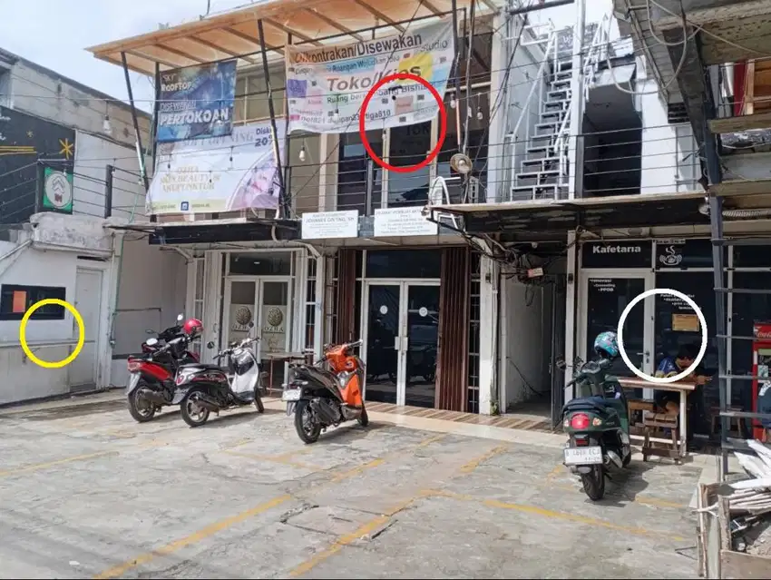 Disewakan Toko Kios murah Pinggir Jalan free net wifi up to 100Mbps