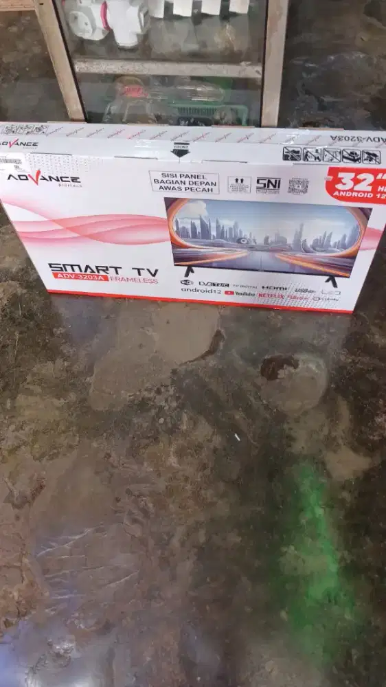 Smart android TV ADVANCE 32 inch (ADV-3203A) Android 12 terbaru