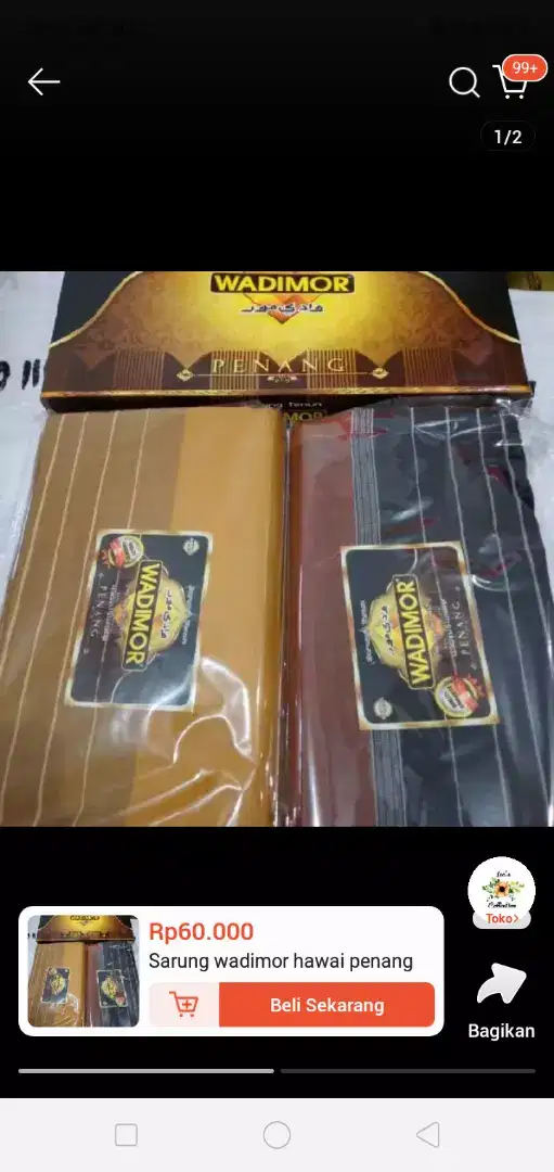 Sarung Tenun Wadimor Hawai Penang Dewasa