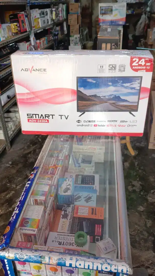 Smart Android Tv ADVANCE 24 inch ( ADV-2430A) android 12 terbaru