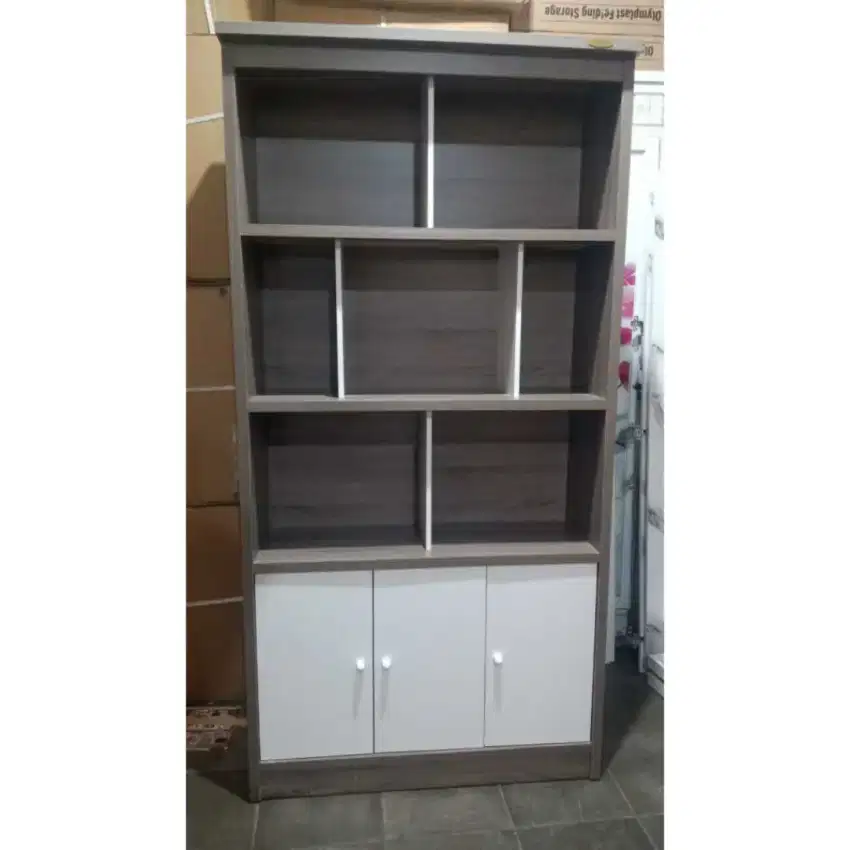 Rak buku 3pintu