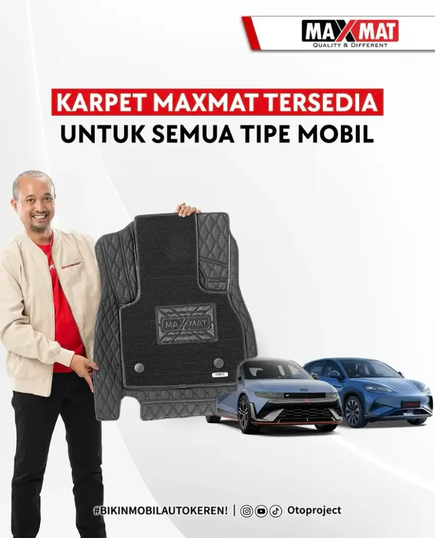 Karpet Mobil Maxmat 7D Luxeliner BYD Seal / M6 / Dolphin