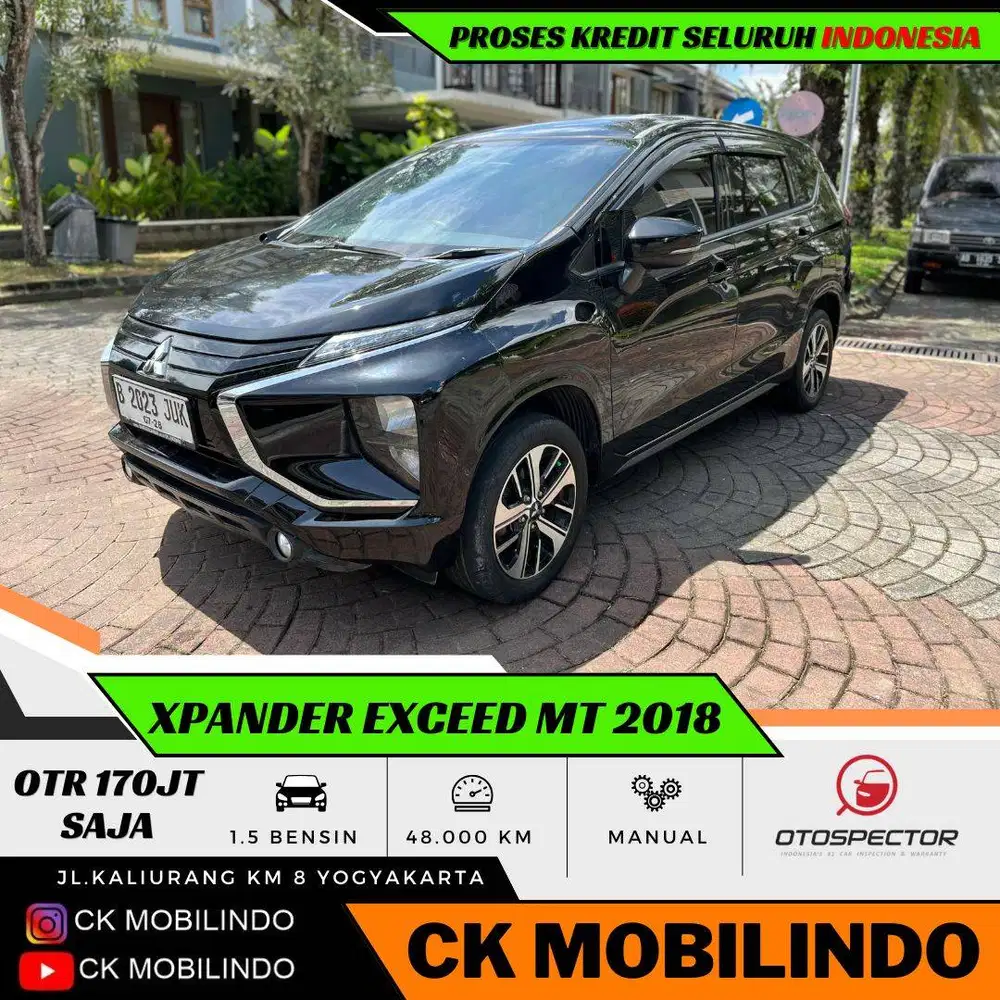 (Km48rb) Xpander Exceed Manual 2018 ORISINIL Kredit Murah