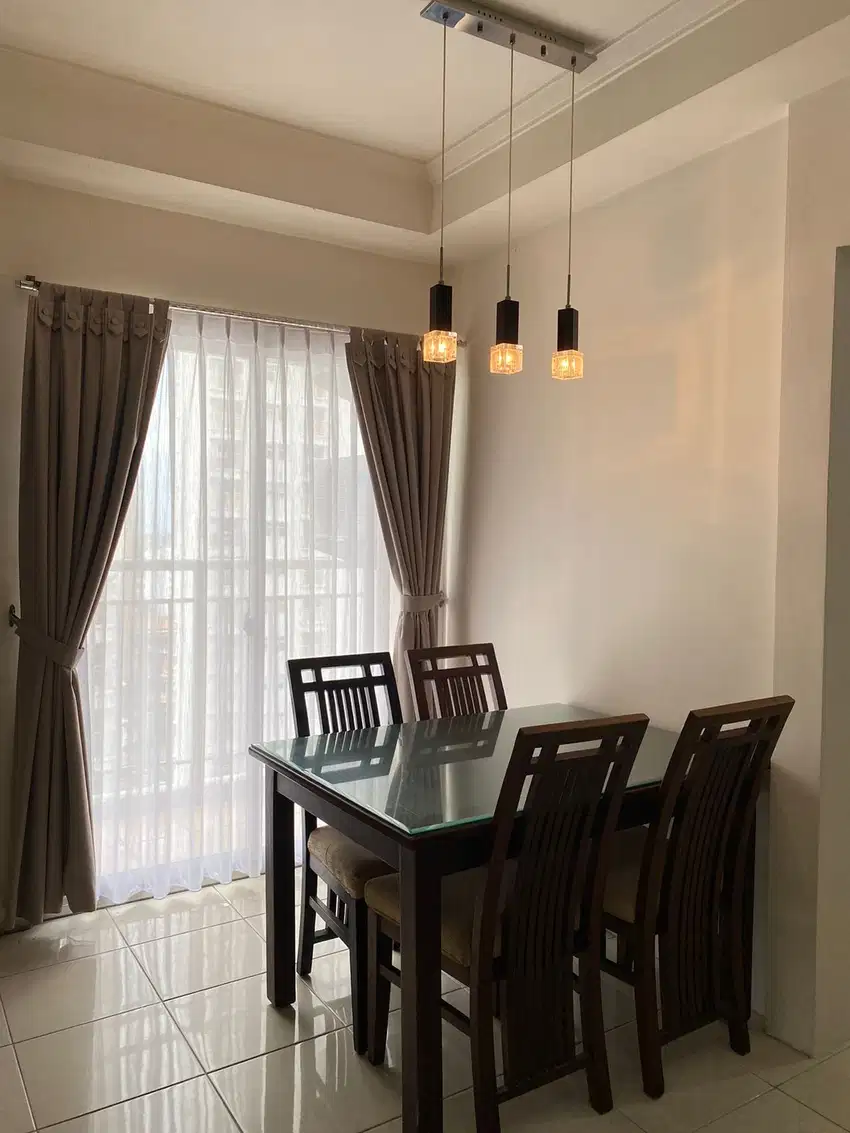 3 kamar furnish rapih, bersih view pool Apt.Mediterania garden res 2