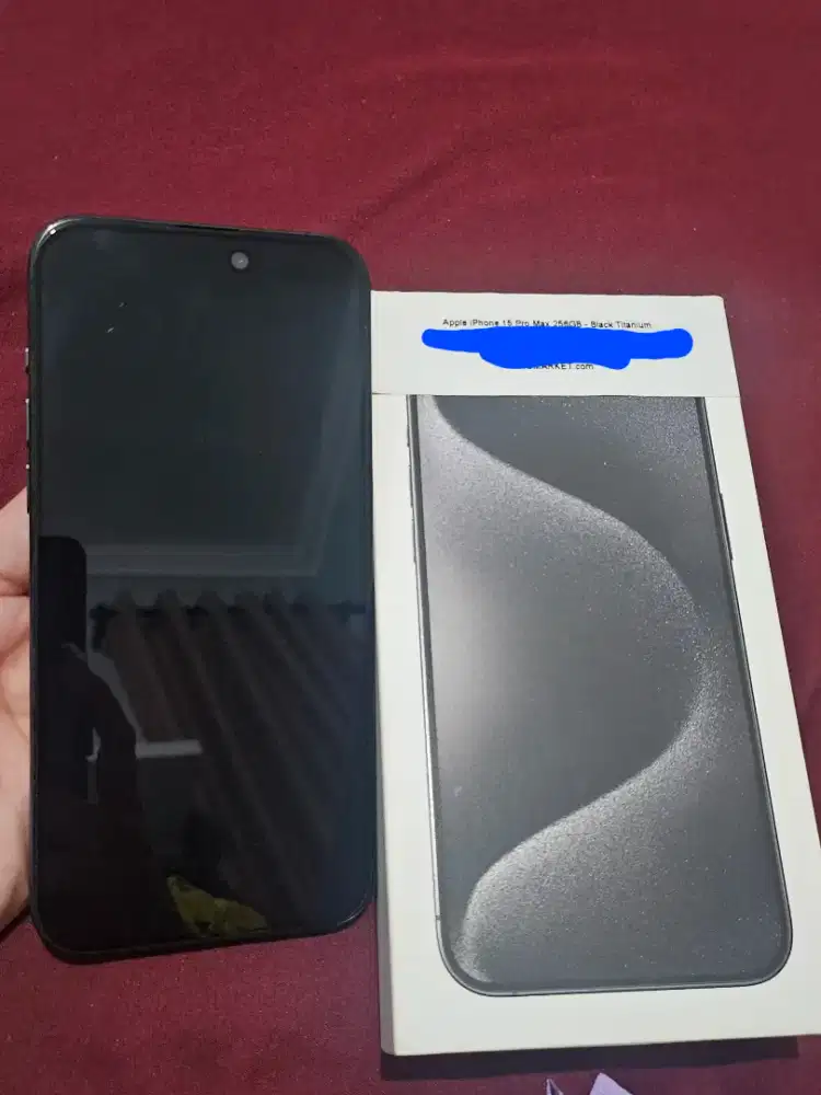 Iphone 15 Pro Max 256 Black Titanium ibox
