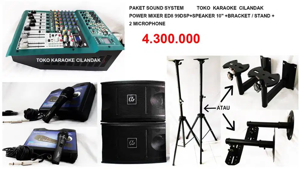 paket sound system karaoke