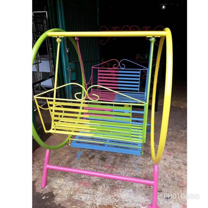 Perosotan, ayunan, jungkat jungkit, playground, kuda kudan, mainan TK