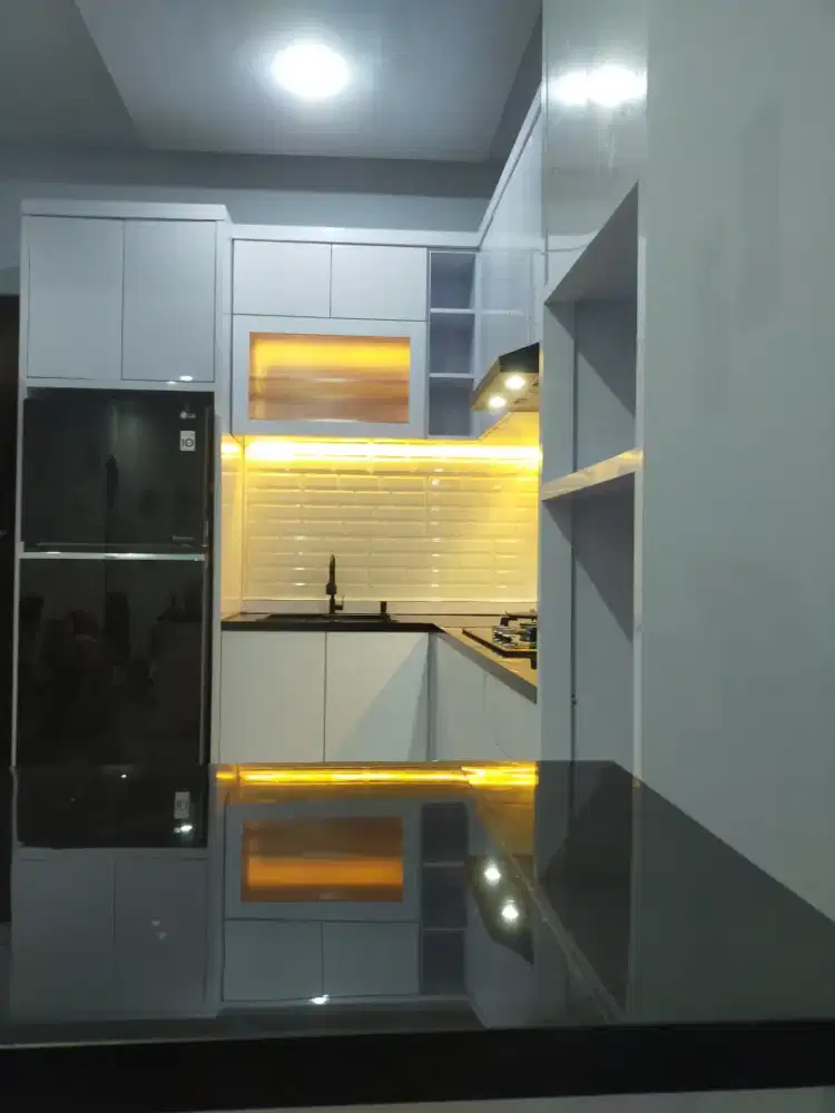 Kitchen set Hpl, Gambar Real