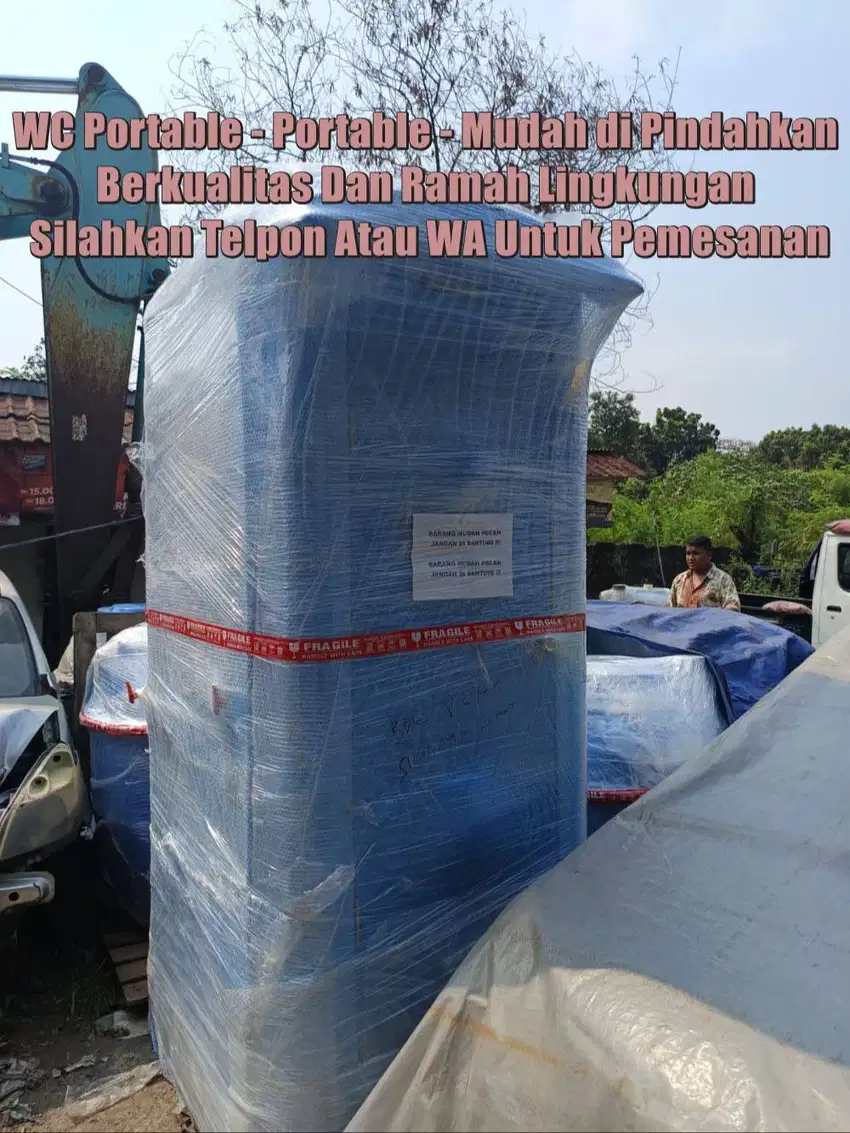 Wc Portable/Toilet Fiberglass/Toilet Event/Toilet Wc Umum Kloset Duduk