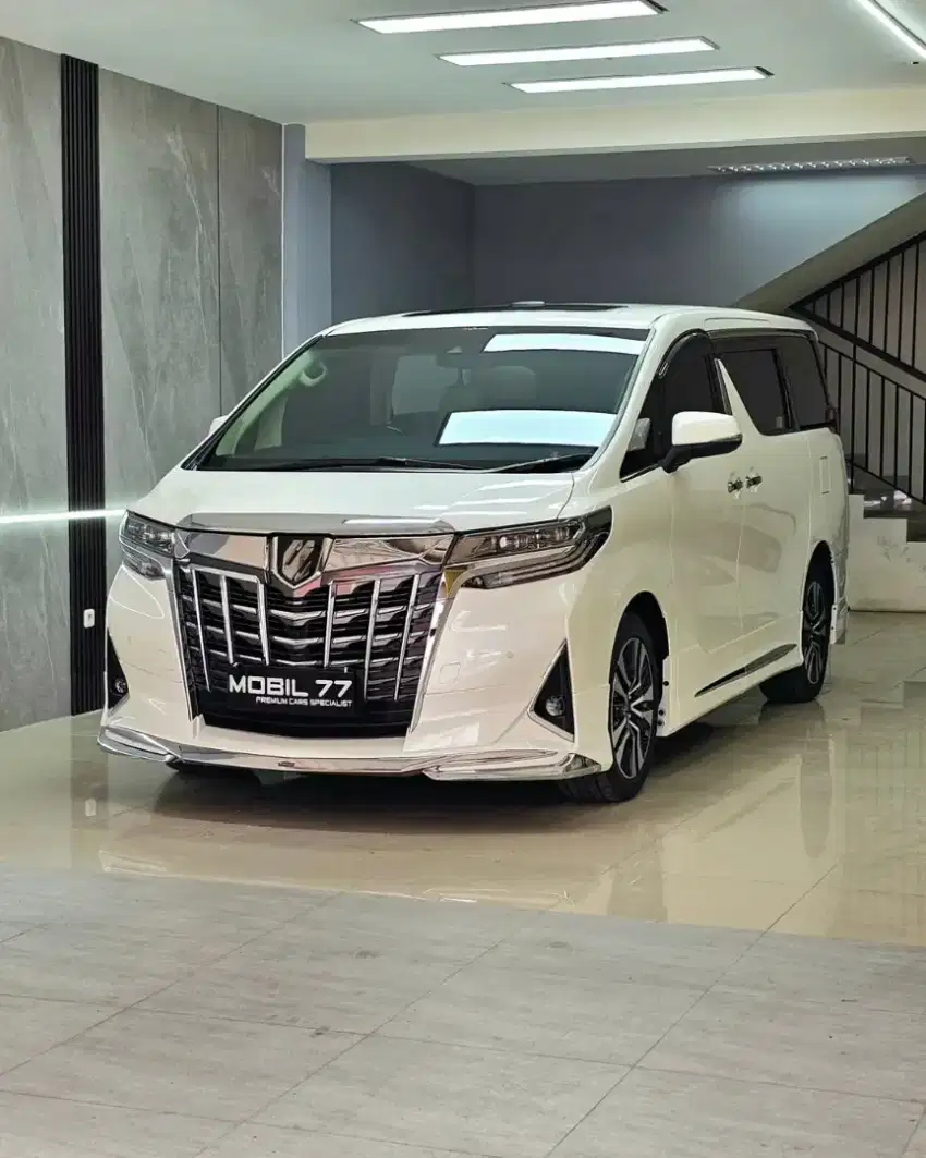 ODO 12RBU ASLI TOYOTA ALPHARD G ATPM 2022 WHITE LIKE NEW CONDITION