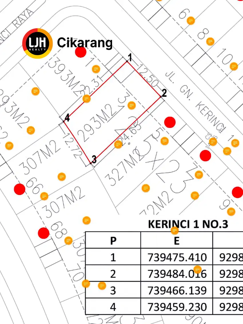 Kavling di Cluster Simpruk Lippo Cikarang Dijual