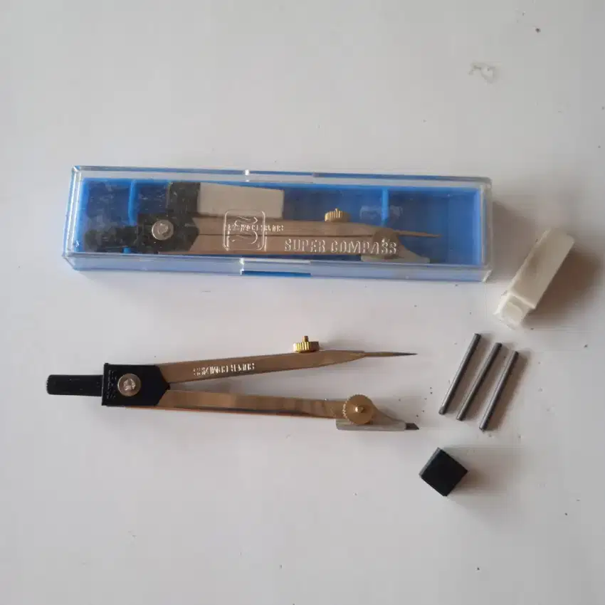 Jangka Super Compass - Lengkap dengan Isi Ulang
