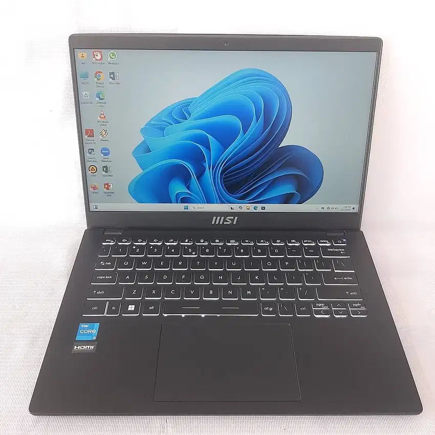 LAPTOP MSI 14 C11M CORE I3-1115G4 RAM 8GB SSD 256GB KEYBORD BACKLIGHT