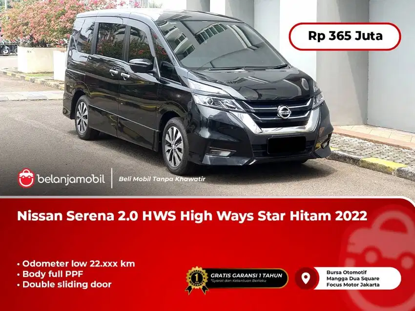 [BODY FULL PPF] Nissan Serena 2.0 HWS High Ways Star Hitam 2022/2023