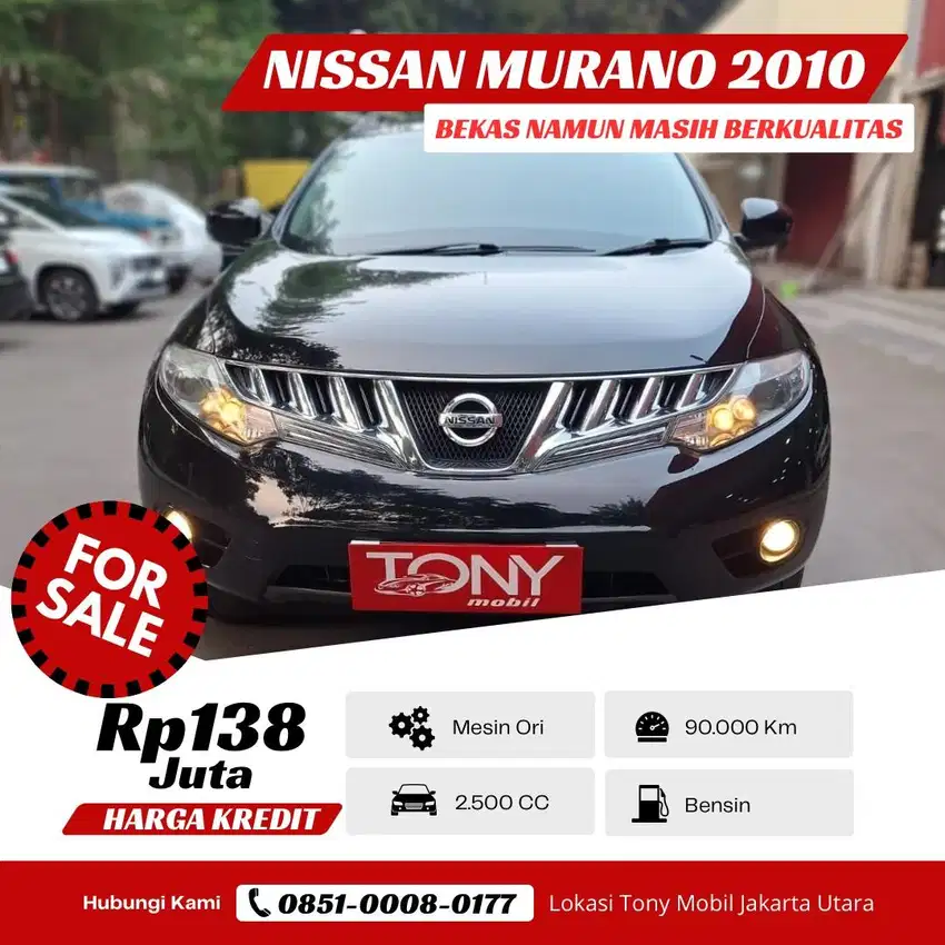 Nissan Murano 2.5 AT 2010 Hitam
