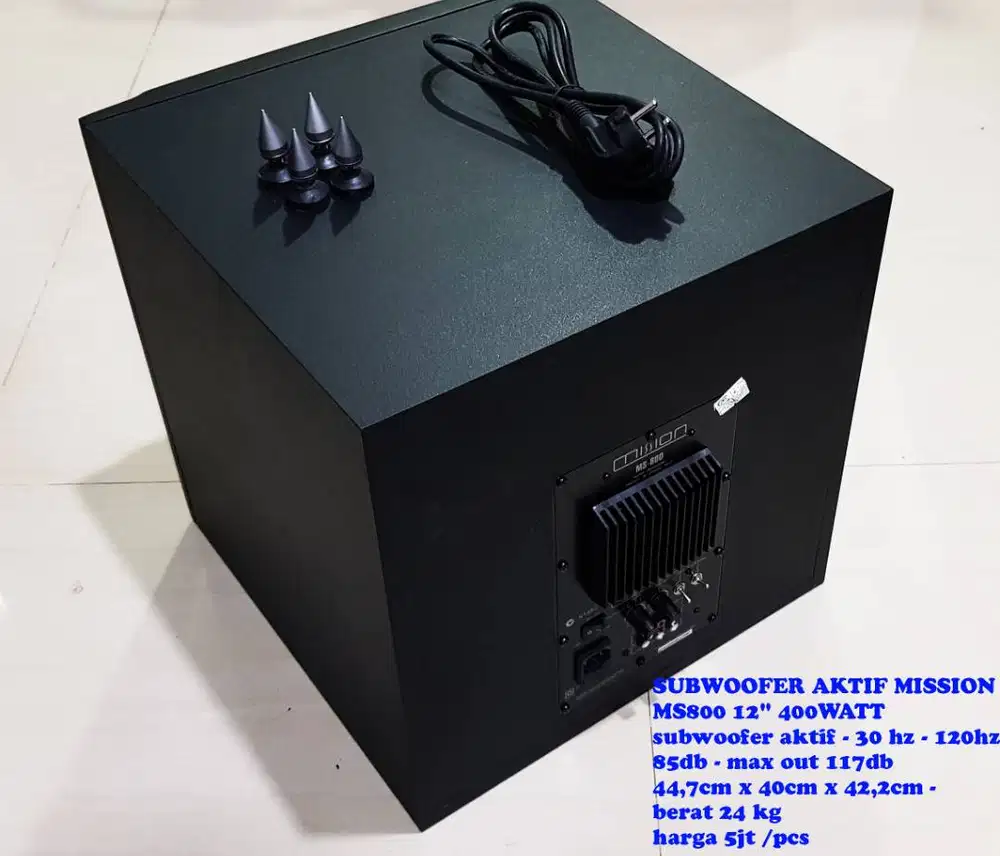 SUBWOOFER MISSION 12 INCHI