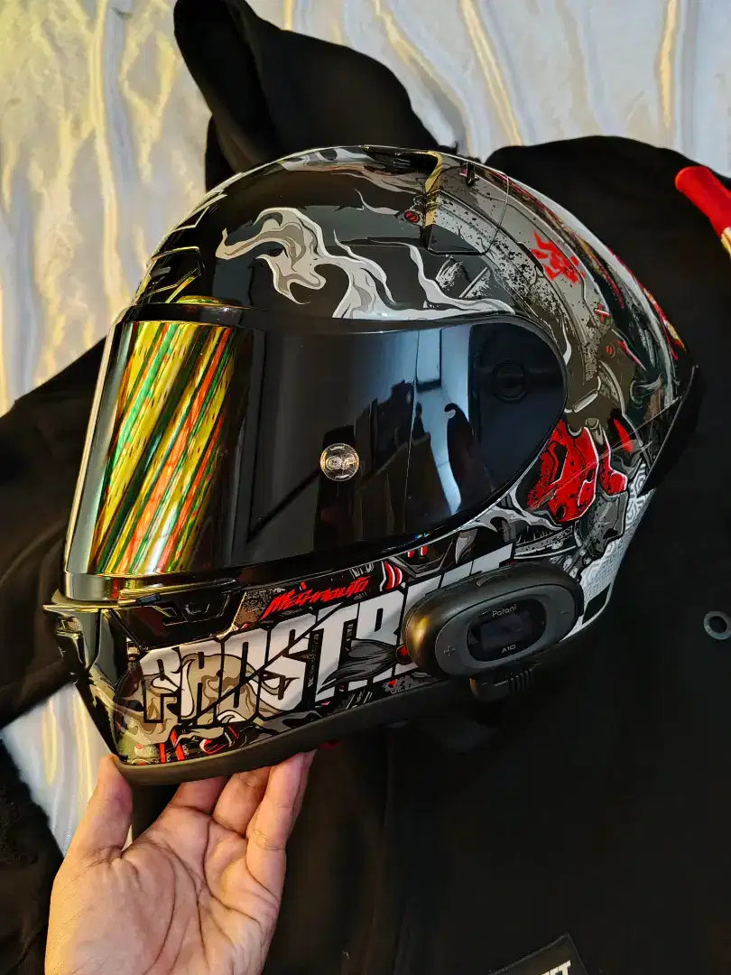 helm rsv ffs21 hoodie prostreet mechabuto limited edition size xl