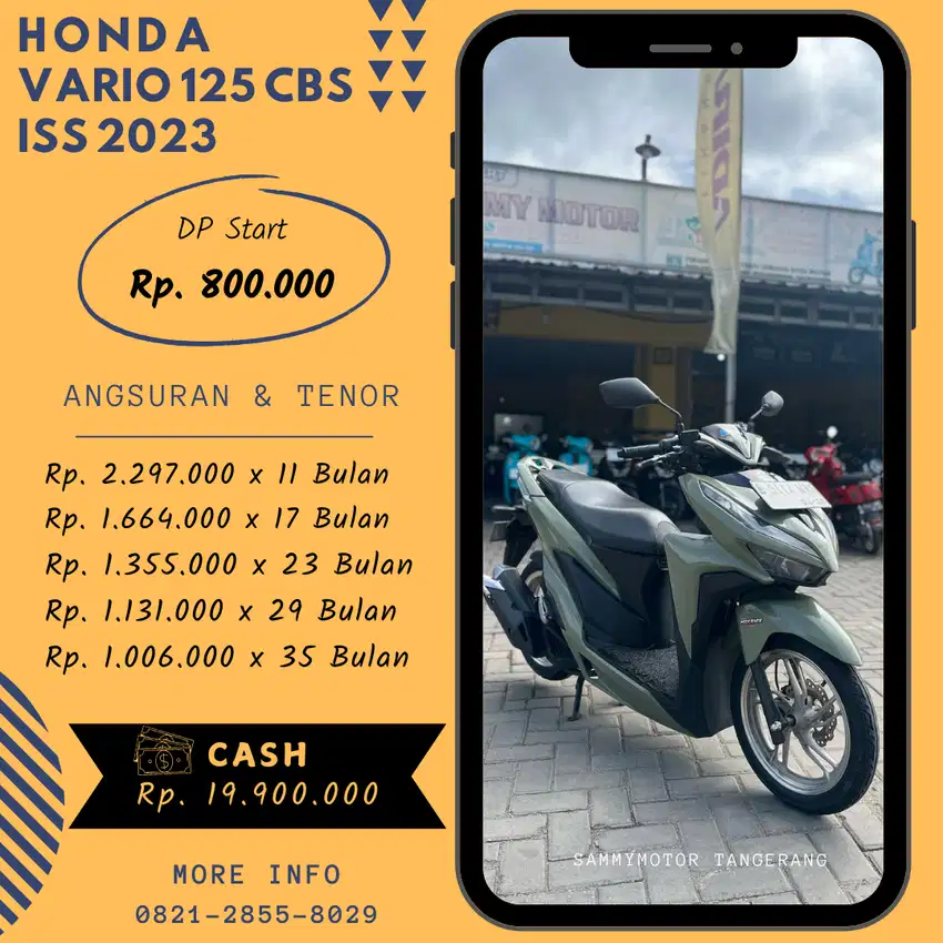 VARIO 125 CBS ISS GEN2 2023 (CONVERT LED NEW)