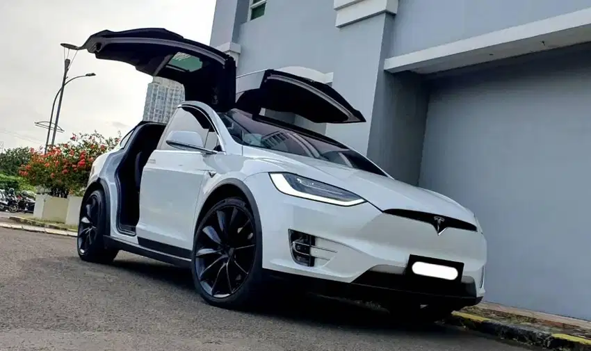km14rb tesla x long range plus awd 2022 putih pajak panjang siap pakai