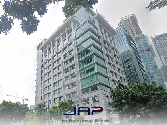 Sewa Kantor Menara Dea 2 Luas 390 M2 Bare Dekat Halte di Mega Kuningan