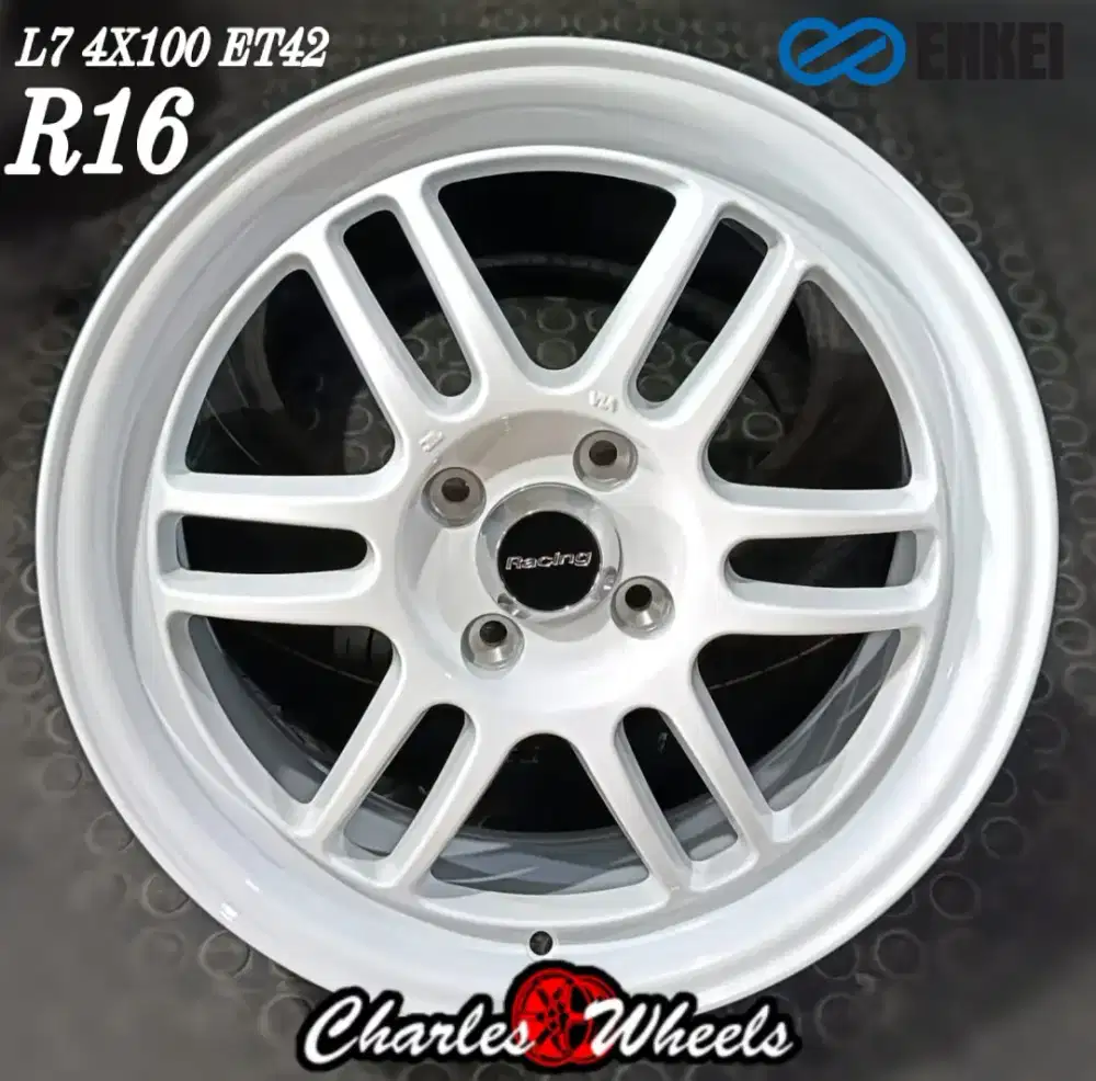 Jual velg murah rpf1 r16 4x100 jazz brio yaris vios city dll