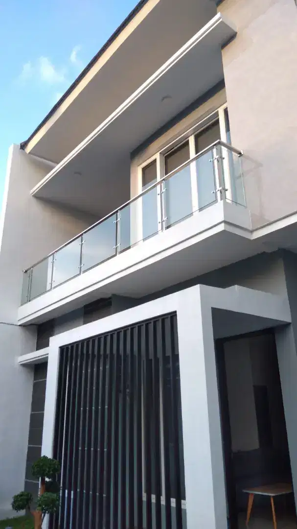 Railing Balkon Stainless Kaca Tempered Jogja