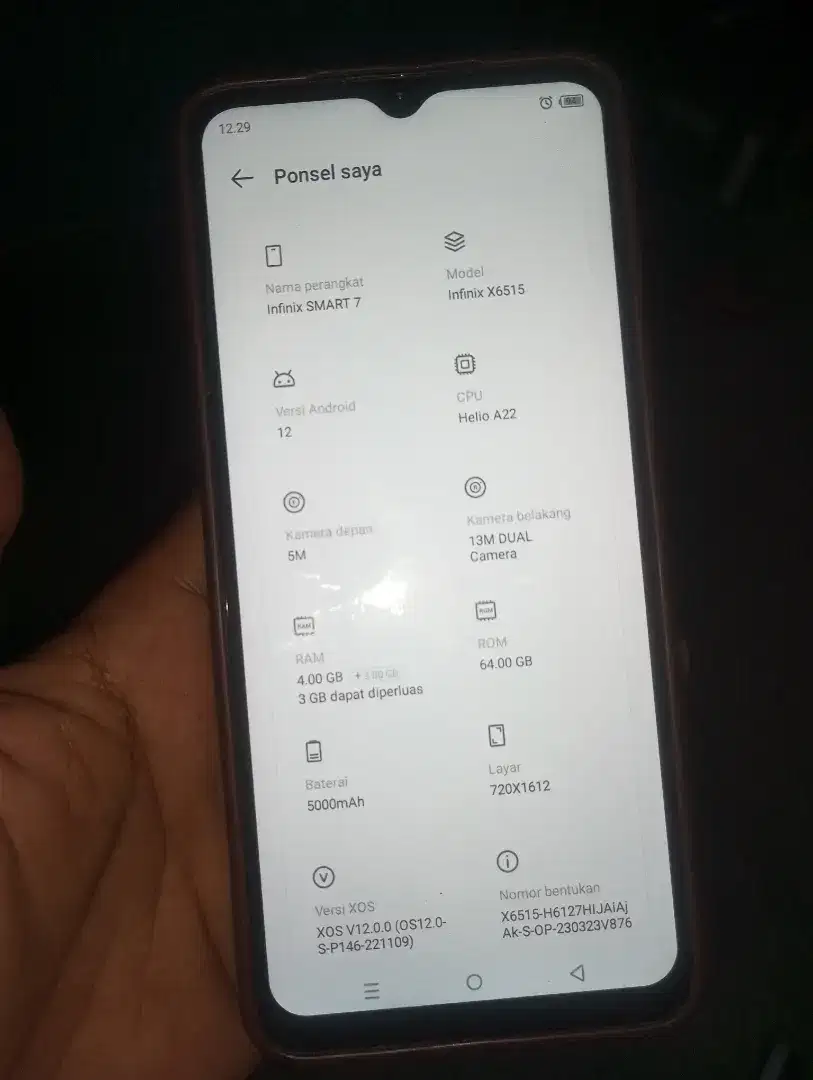 Infinix smart 7 4/64 normal