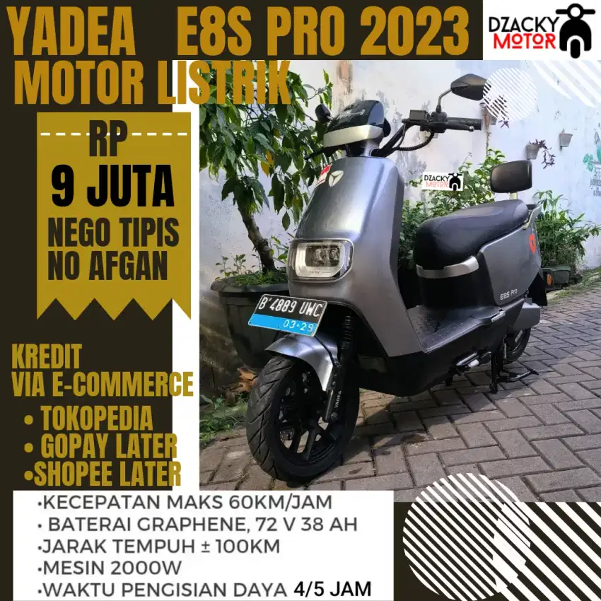 YADEA E8S PRO 2023 SECOND LIKE NEW