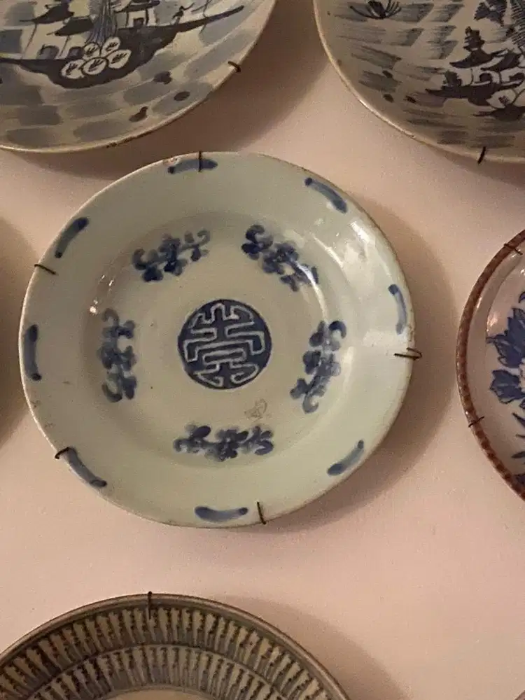 Piring kuno mulus dinasti qing