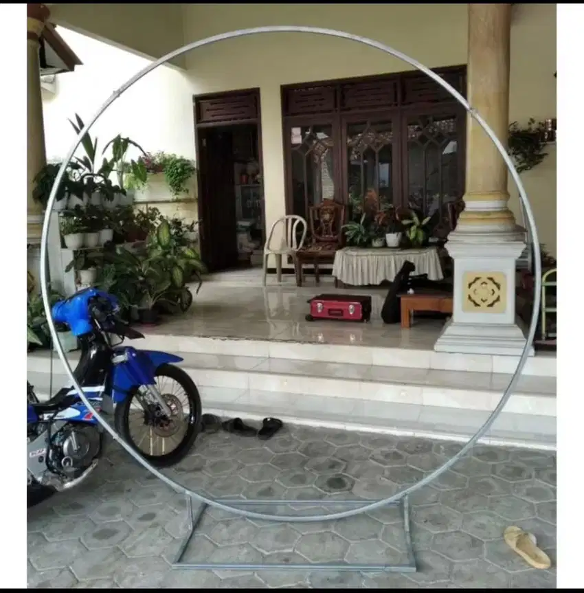 Backdrop lingkaran diameter 2.5 meter