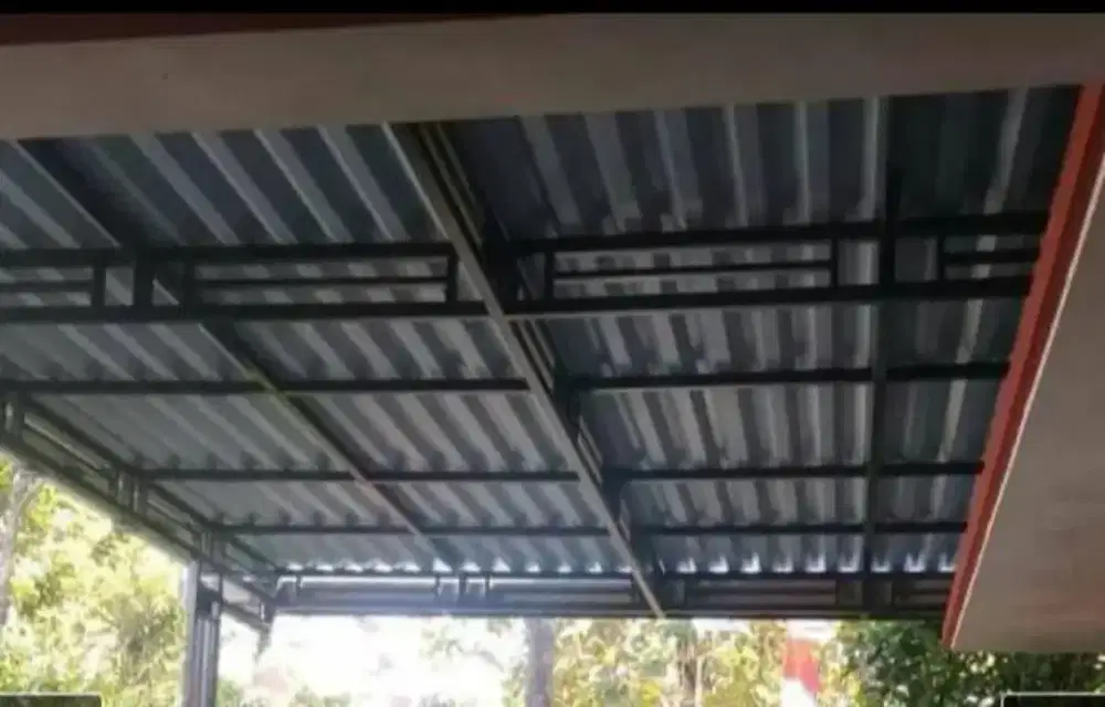 Pintu garasi model sliding handerson