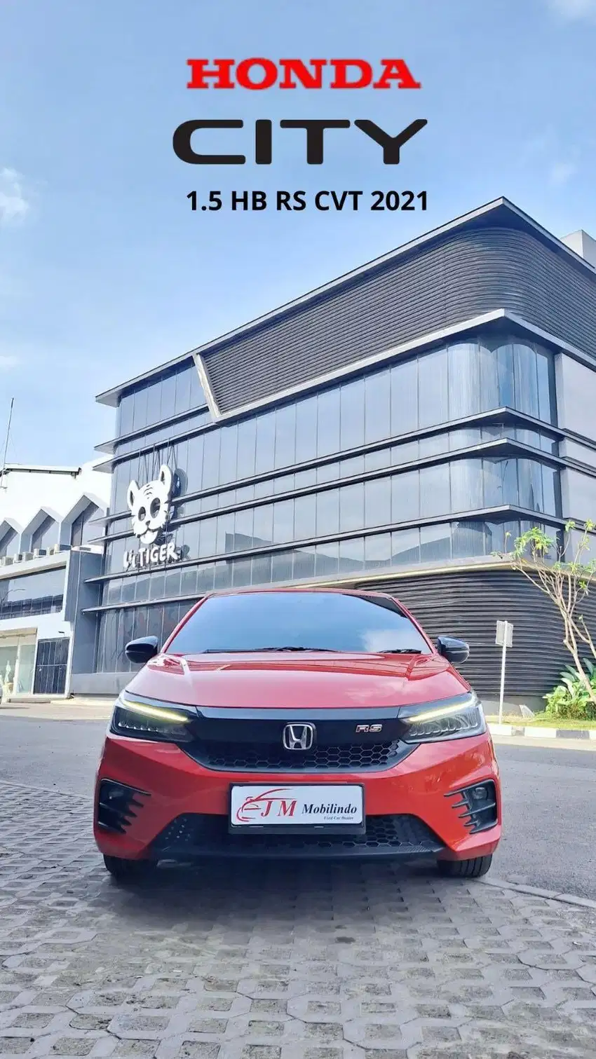 (Tdp 28 Jt) Honda City Hatchback RS 1.5 CVT 2021